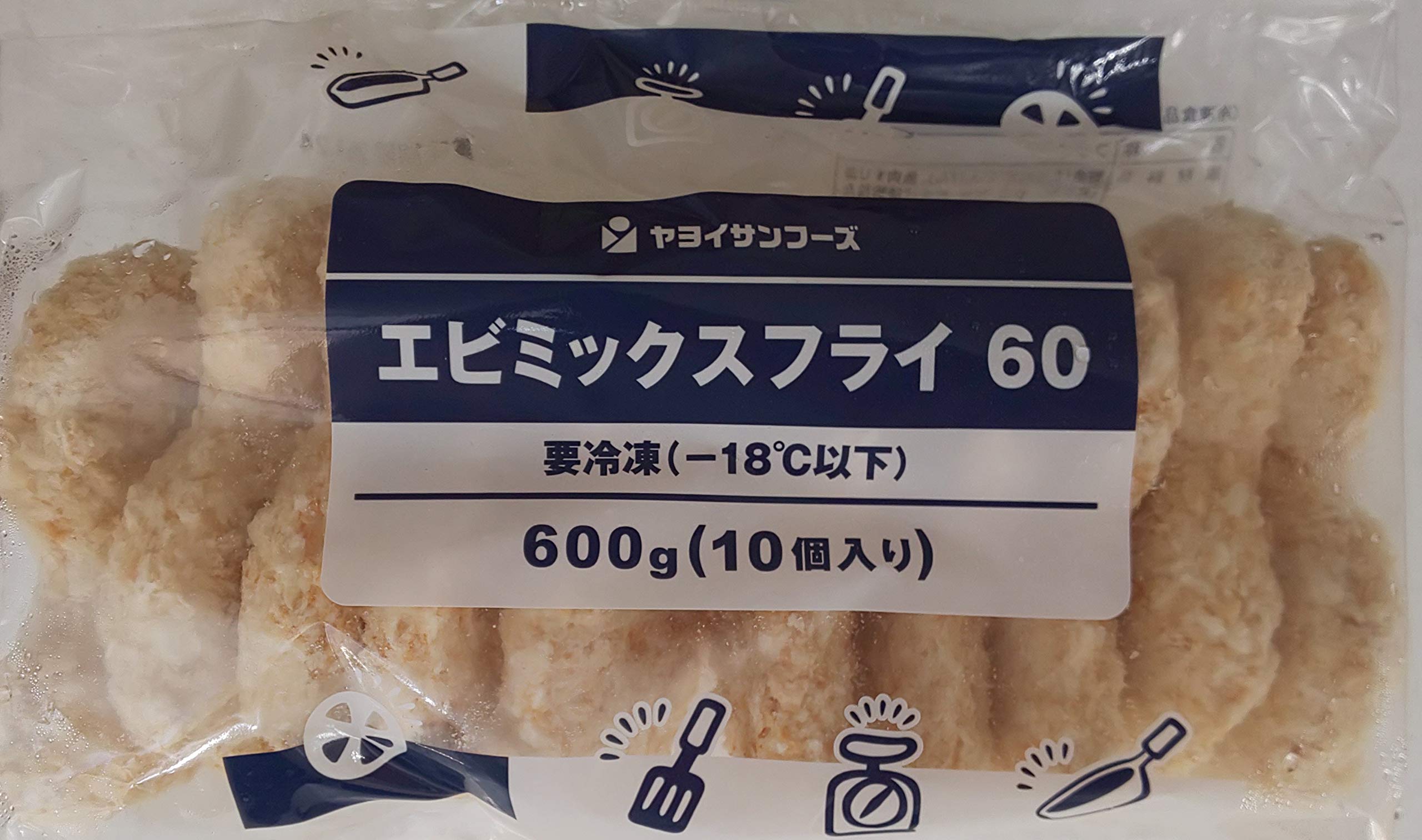 Amazon | ヤヨイ エビ ミックス フライ ( 勾玉 ) 100個（ 60g×10個